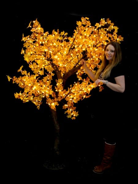 Large LED Maple Leaf Tree – Event Prop Hire